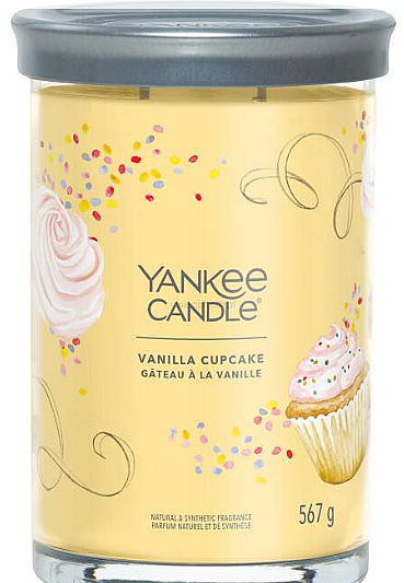 Ароматическая свеча в стакане "Vanilla Cupcake", 2 фитиля - Yankee Candle Singnature — фото N1