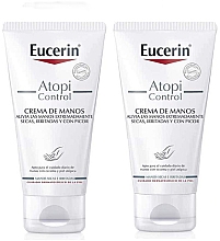 Набор - Eucerin Atopi Control Hand Cream (h/cr/2x75ml) — фото N1