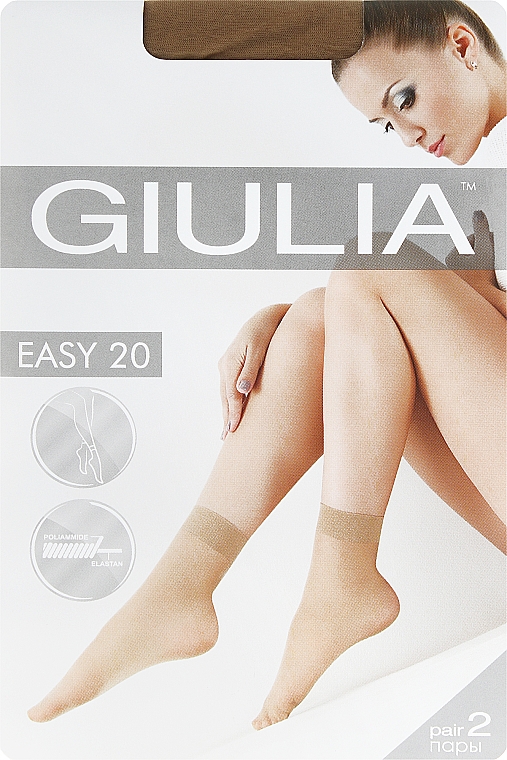 Шкарпетки "Easy 20" для жінок, visone - Giulia — фото N1