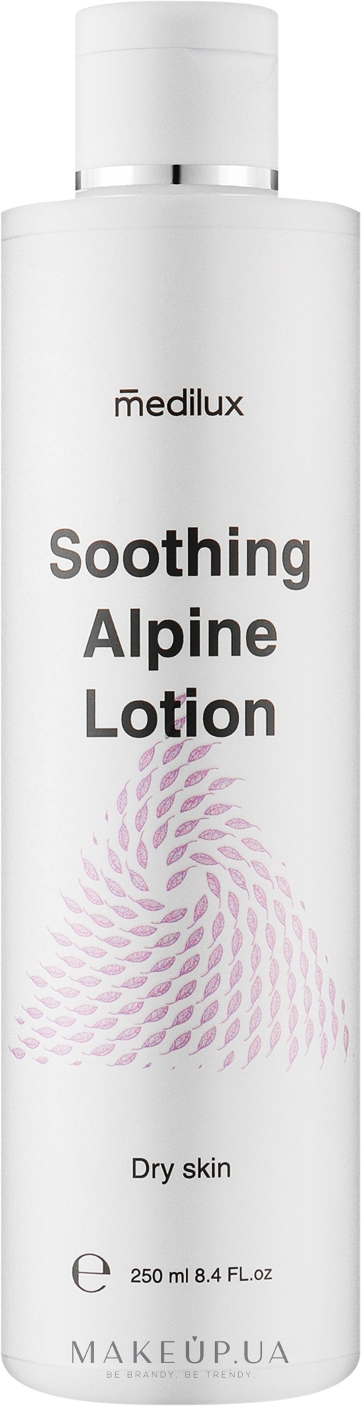 Medilux Soothing Alpine Lotion - Тоник для сухой и чувствительной кожи:  купить по лучшей цене в Украине | Makeup.ua