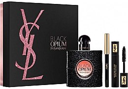 Парфумерія, косметика Yves Saint Laurent Black Opium - Набір (edp/50ml + mascara/2ml + eye/pencil/0,8g)