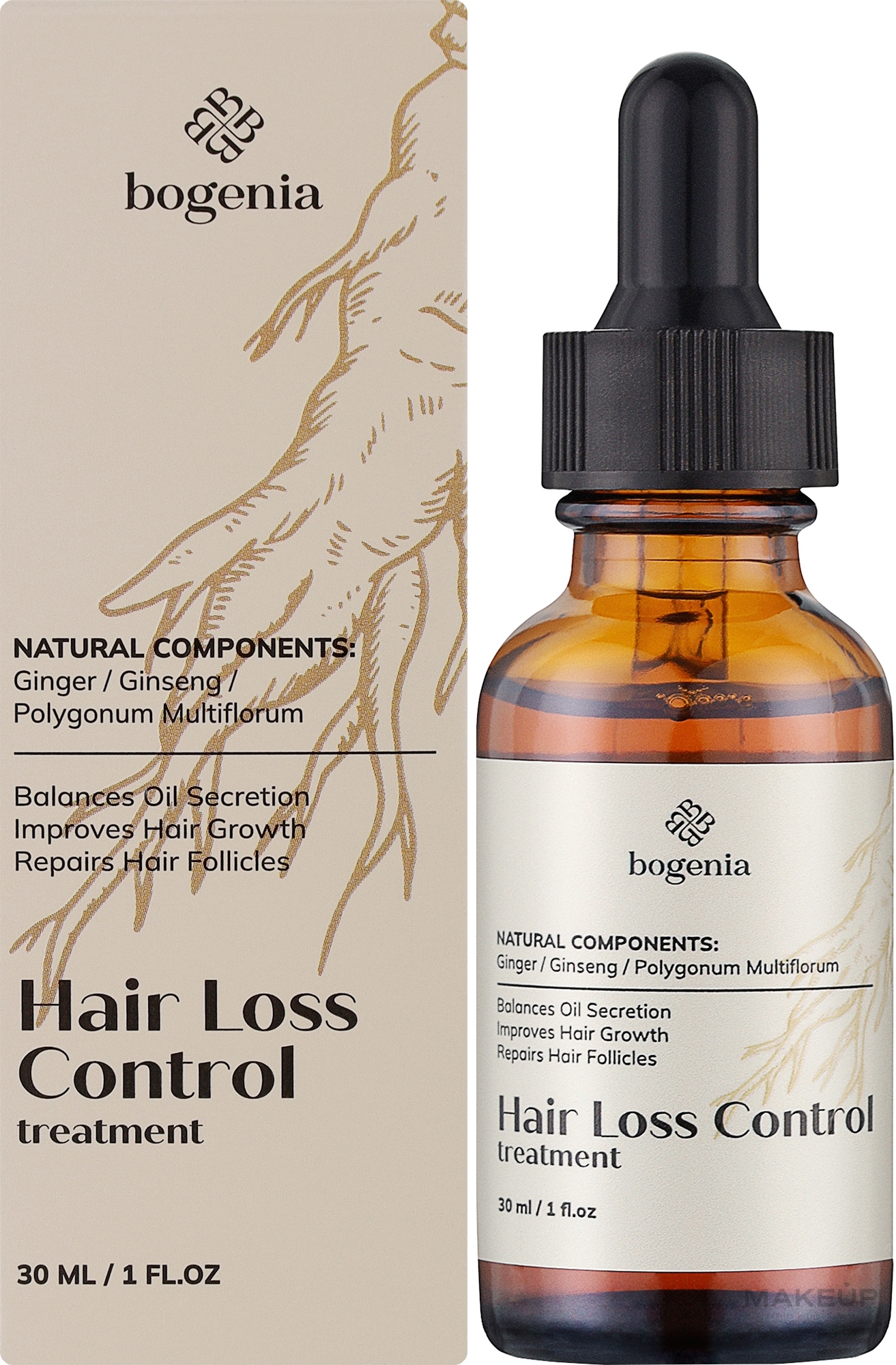 Лечебная сыворотка против выпадения волос - Bogeniа Hair Loss Control Treatment — фото 30ml