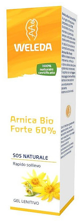 Освежающий гель при синяках "Арника" - Weleda Arnica Bio Forte 60% — фото N1