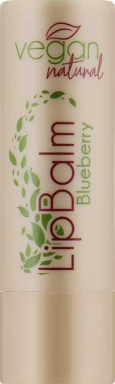 Бальзам для губ "Черника" - Vegan Natural Lip Balm For Vegan Blueberry