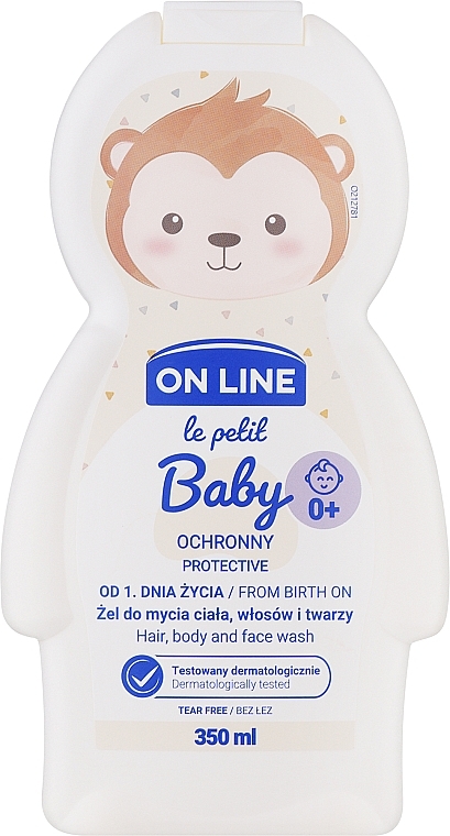 Шампунь-гель для душу - On Line Le Petit Baby Protective 0+ — фото N1