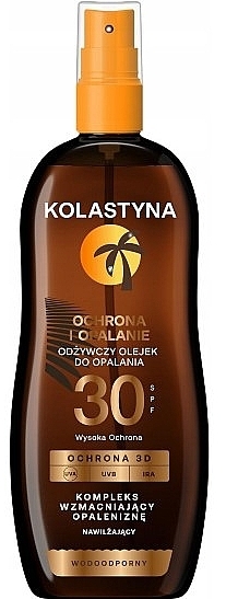 Солнцезащитное масло для тела SPF 30 - Kolastyna — фото N1