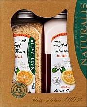 Духи, Парфюмерия, косметика Набор - Naturalis Sweet Orange Set (foam/800 ml + salt/1000 g) 