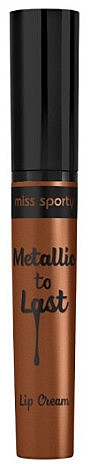 Жидкая помада для губ - Miss Sporty Metallic To Last Lip Cream — фото N1