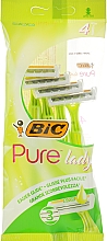 Жіночий станок для гоління "Pure 3 Lady", 4 шт. - Bic — фото N1