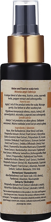 Тонік для шкіри голови - Sattva Ayurveda Anise & Licorice Revitalizing Scalp Tonic — фото N2