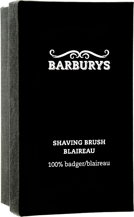 Кисть для бритья - Barburys Grey Walnut — фото N2