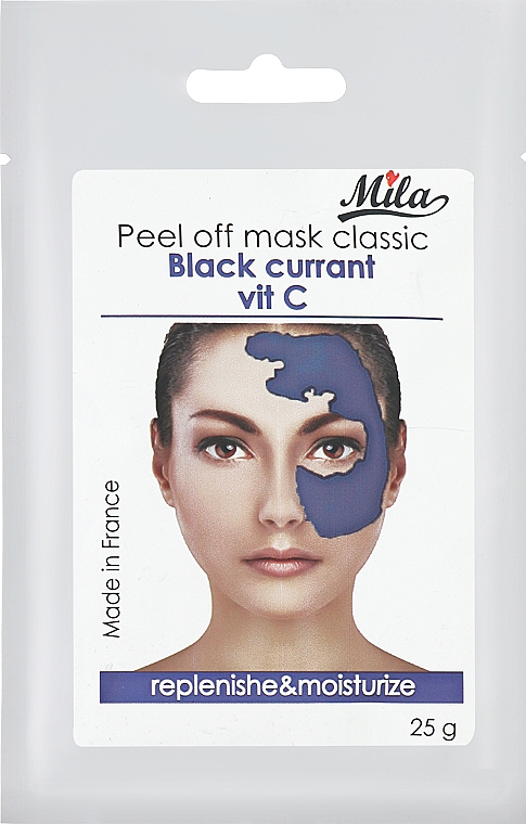 Маска альгінатна класична порошкова "Чорна смородина та вітамін С" - Mila Mask Peel Of Blask Currant — фото N1