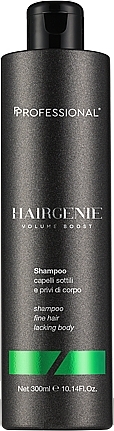 Шампунь для надання об'єму тонкому волоссю - Professional Hairgenie Volume Boost Shampoo — фото N1