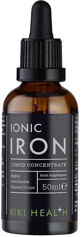 Жидкий концентрат ионного железа - Kiki Health Ionic Iron Liquid Concentrate — фото N1