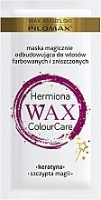 Парфумерія, косметика Маска для фарбованого волосся - Pilomax Wax Angielski Colour Care Hermiona (пробник)