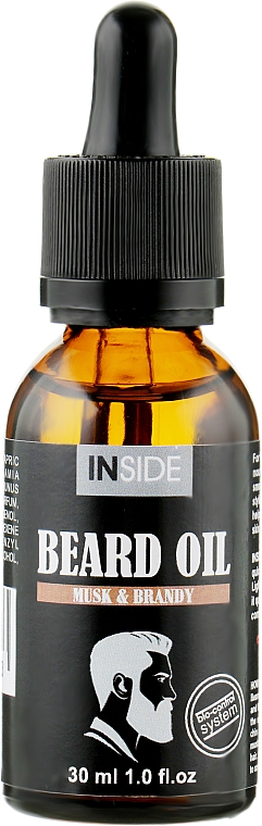 Олія для бороди з мускусом і бренді - Inside Beard Oil Musk & Brandy