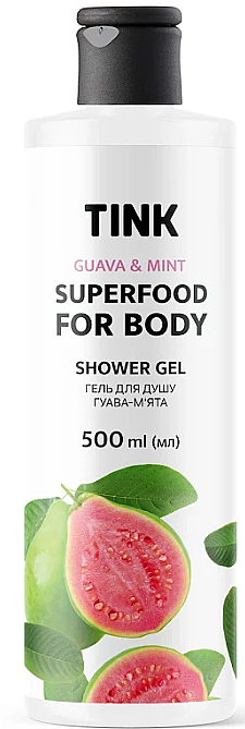 Гель для душа "Гуава-Мята" - Tink Superfood For Body Shower Gel