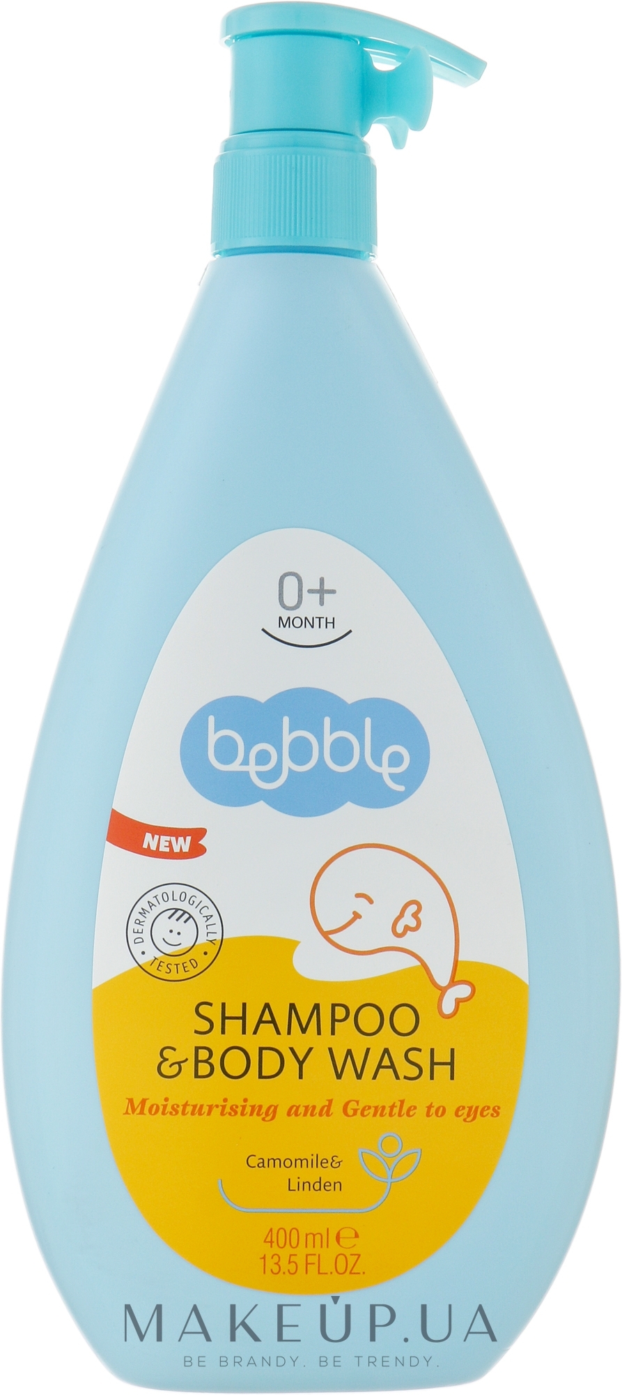 Шампунь і засіб для миття тіла "Ромашка" - Bebble Body Shampoo — фото 400ml