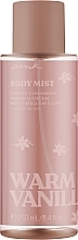 Парфюмированный спрей для тела "Зефир, тыква, корица" - Victoria`s Secret Pink Warm Vanilla — фото N1
