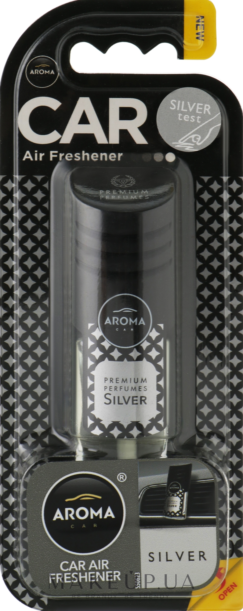 Ароматизатор жидкий "Silver" для авто - Aroma Car Prestige Vent — фото 10.5g