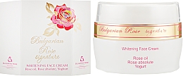 Парфумерія, косметика Відбілюючий крем для обличчя - Bulgarska Rosa Signature Rose Cream