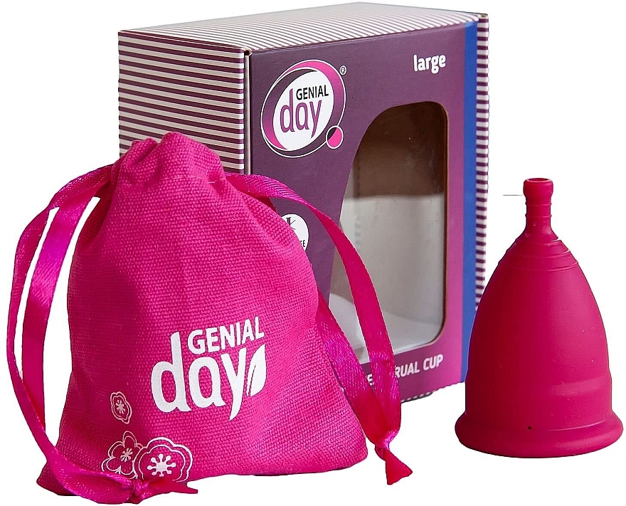 Менструальна чаша, розмір L - Genial Day Menstrual Cup Large — фото N2