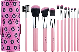 Духи, Парфюмерия, косметика Набор для макияжа, розовый - Sibel Cosmetic Brushes Pink Flamingo