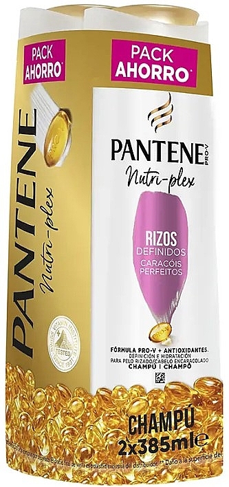 Набір - Pantene Pro-V Nutri-Plex Defined Curls Shampoo (shmp/2х385ml) — фото N1