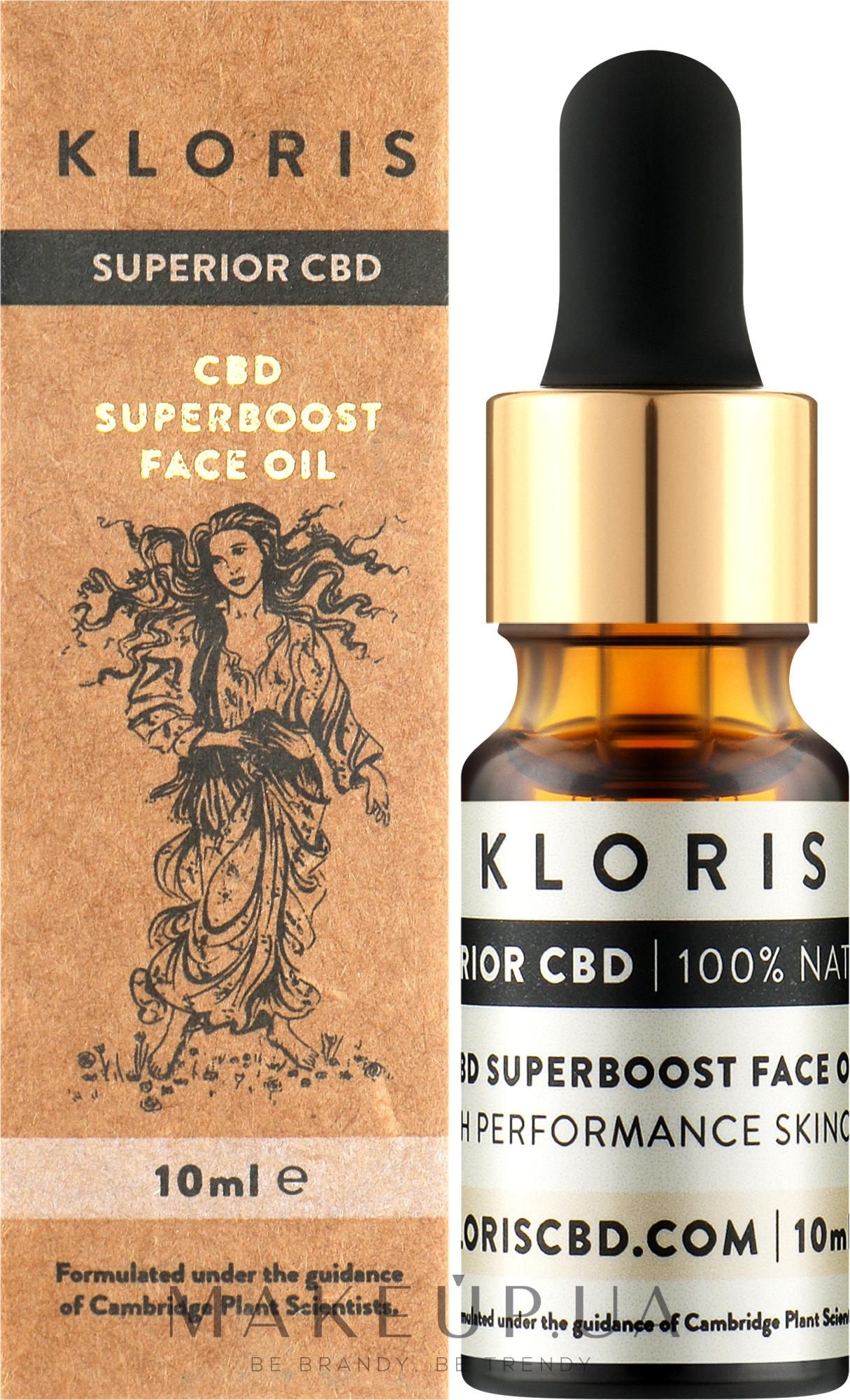Масло для лица - CBD Kloris CBD Superboost Face Oil (мини) — фото 10ml