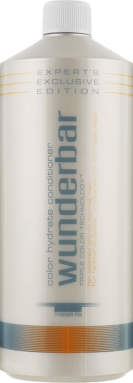 Кондиционер увлажняющий для окрашенных нормальных, и сухих волос - Wunderbar Color Hydrate Conditioner — фото N1