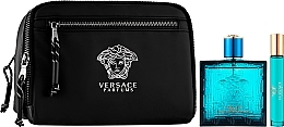Парфумерія, косметика Versace Eros Set - Набір (edt/100ml + edt/10ml + bag)