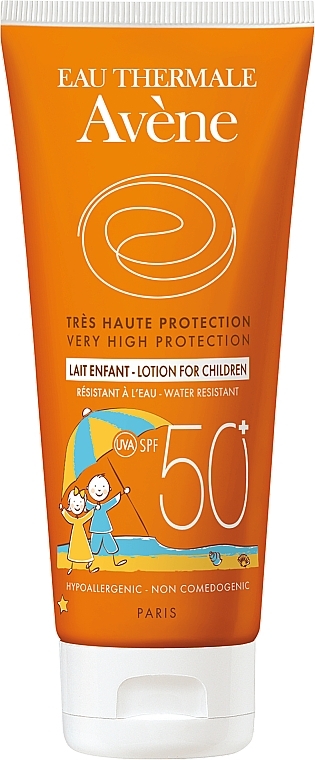 Солнцезащитный лосьон для чувствительной кожи детей - Avene Sun SPF50+ — фото N2