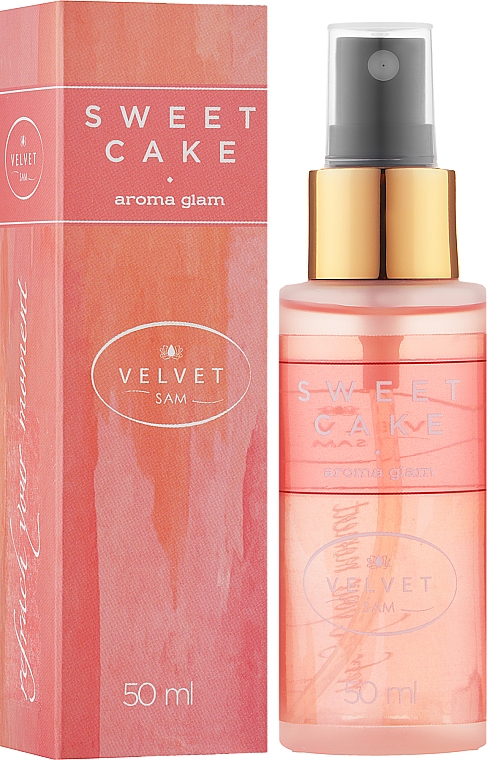 Аромаспрей для тела "Sweet Cake" - Velvet Sam Aroma Glam — фото N2