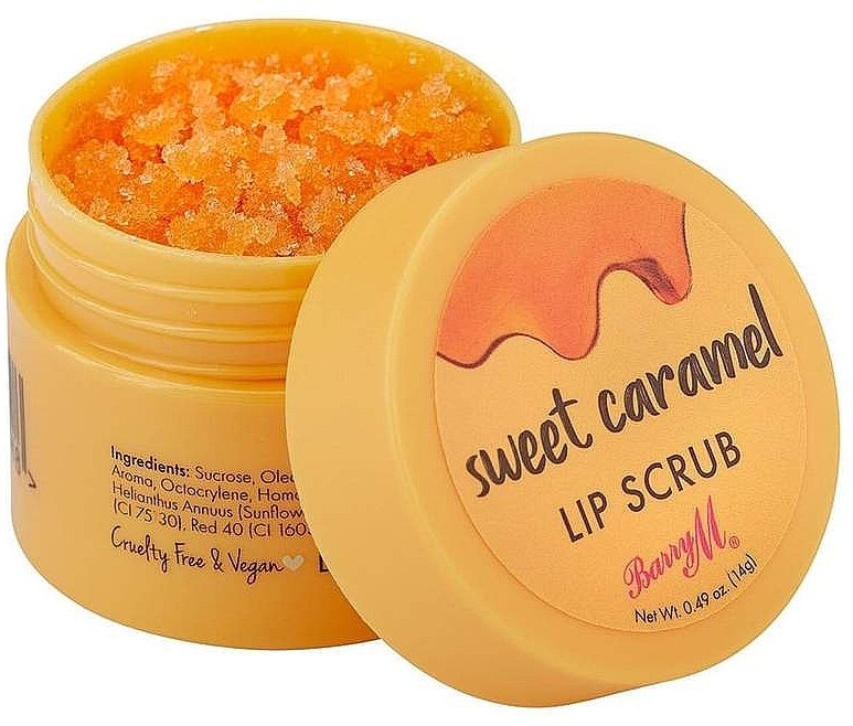 Скраб для губ "Сладкая карамель" - Barry M Sweet Caramel Lip Scrub — фото N1