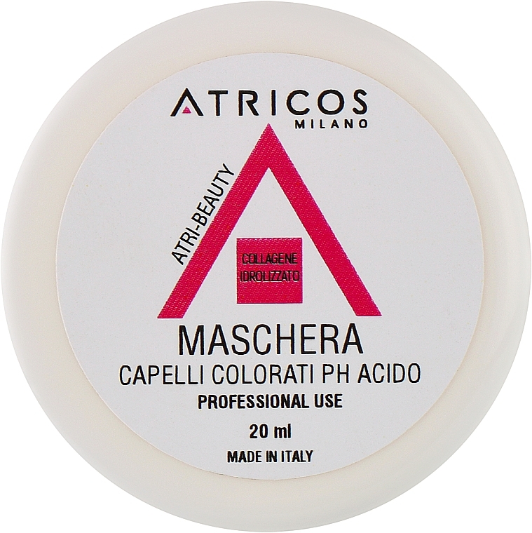 Маска для фарбованого волосся з колагеном - Atricos Hydrolysed Collagen Colored Hair Mask