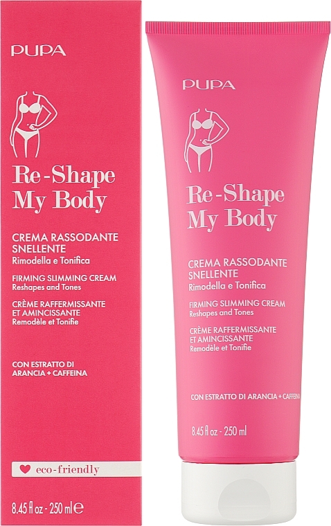 Крем для похудения и упругости кожи тела - Pupa Re-Shape My Body Slimming Firming Cream — фото N2