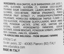 Органический увлажняющий шампунь с гиалуроновой кислотой - Athena's L'Erboristica Trico Bio Shampoo Idratante Con Acido Jaluronico "Luce Sublime" — фото N3