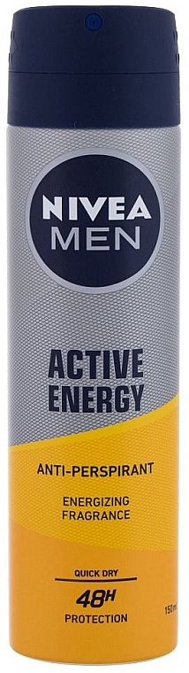 Набор - NIVEA MEN Active Energy (sh/lot/100ml + sh/gel/250ml + deo/150ml) — фото N4