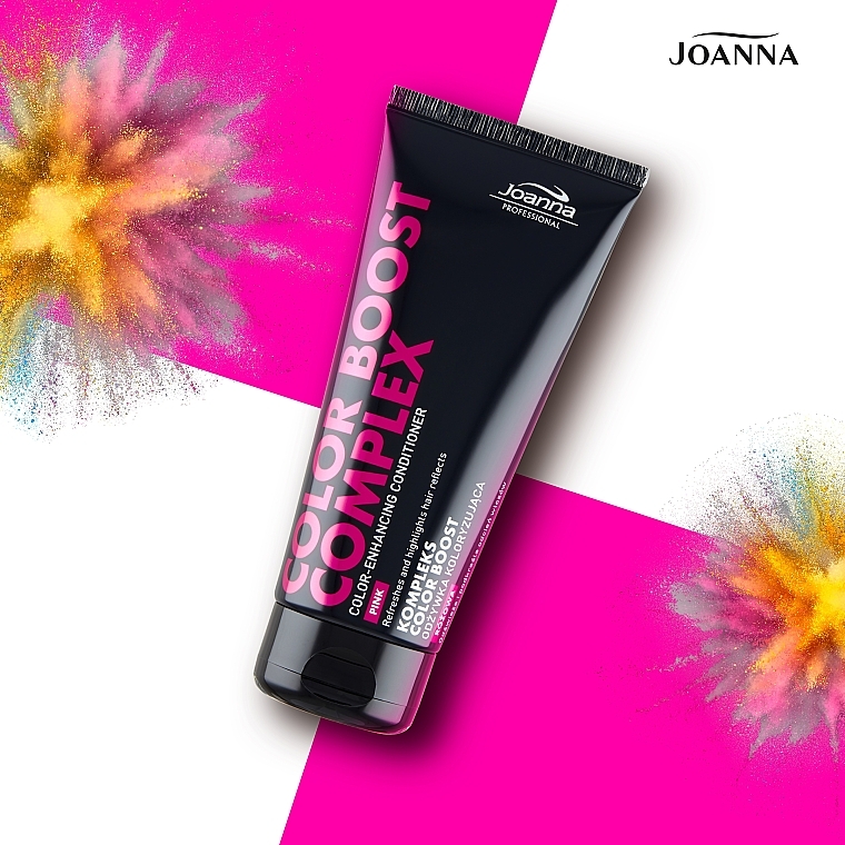 Кондиціонер-маска для волосся, рожевий - Joanna Professional Color Boost Complex Pink Color-Enhancing Conditioner — фото N5