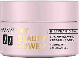 Антиоксидантний денний крем-гель для обличчя - AA My Beauty Power Niacynamid 5% Antioxidant Day Cream-Gel — фото N2