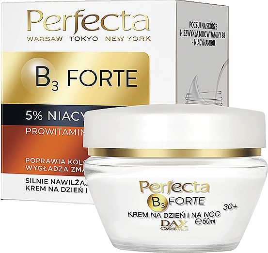Увлажняющий дневной и ночной крем 30+ - Perfecta B3 Forte — фото N1