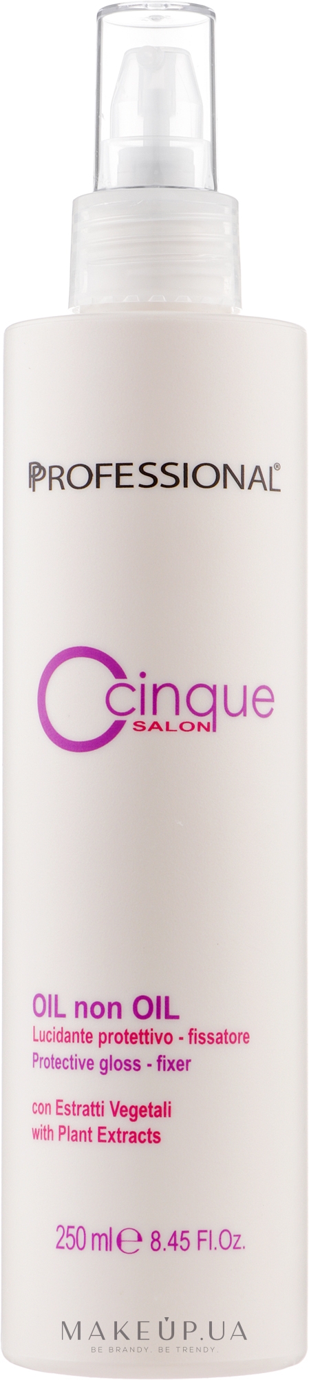 Засіб для посилення блиску волосся - Professional C Cinque Oil Non Oil Protective Shine Enhancer — фото 250ml