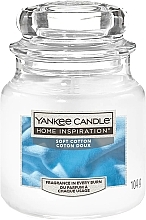 Духи, Парфюмерия, косметика Ароматическая свеча в банке - Yankee Candle Home Inspiration Soft Cotton