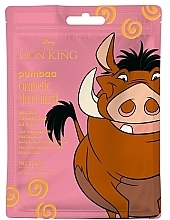 Маска для лица с экстрактом арбуза - Mad Beauty Disney The Lion King Pumbaa Cosmetic Sheet Mask — фото N1