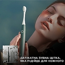 Электрическая зубная щетка Oclean Air 2T Green, футляр, настенное крепление - Oclean Air 2T Electric Toothbrush Green — фото N22
