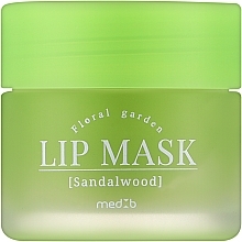 Парфумерія, косметика Бальзам-маска для губ "Сандалове дерево" - Med B Floral Garden Lip Mask Sandalwood