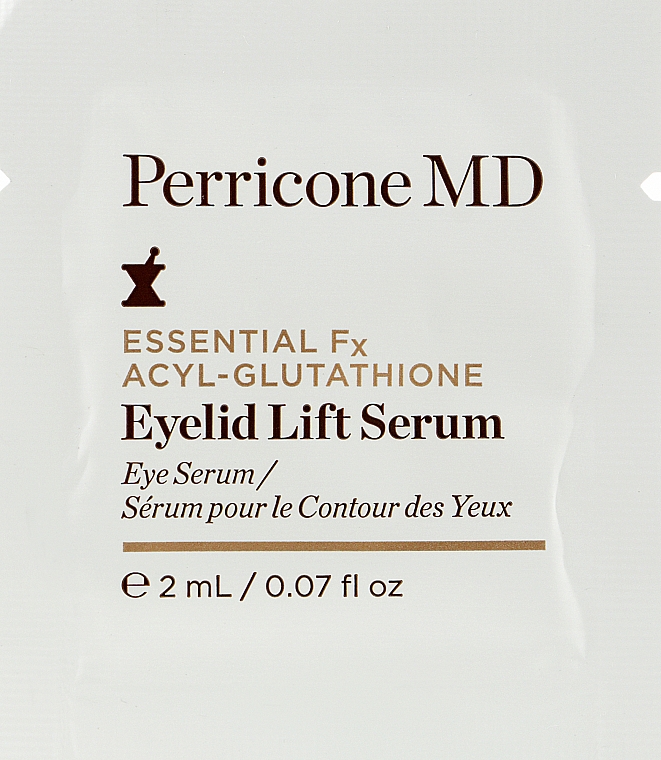 Ліфтинг-сироватка для очей - Perricone MD Essential Fx Acyl-Glutathione Eyelid Lift Serum (пробник) — фото N1