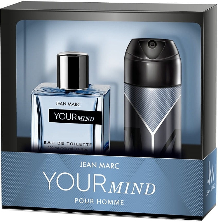 Набір - Jean Marc Your Mind (deo/150ml + edt/100ml) — фото N1