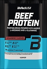 Протеин говяжий "Клубника" - BioTechUSA Beef Protein Strawberry Drink Powder — фото N2