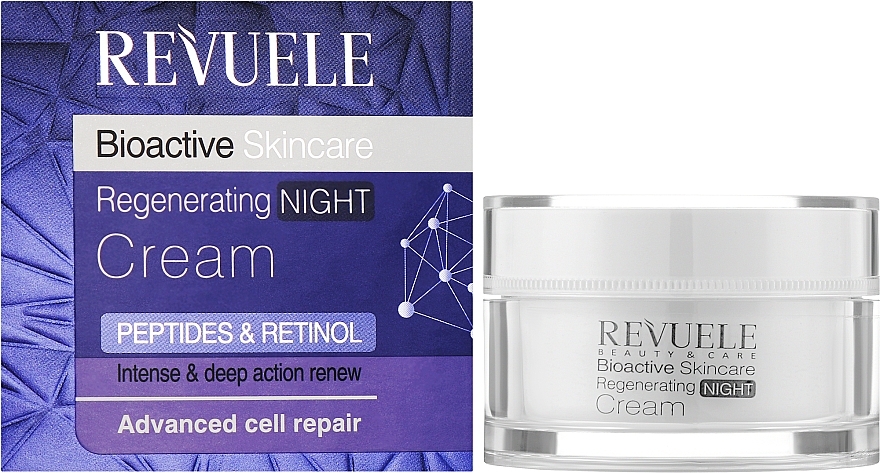 Нічний крем для обличчя - Revuele Bioactive Skincare Regenerating Night Cream — фото N2